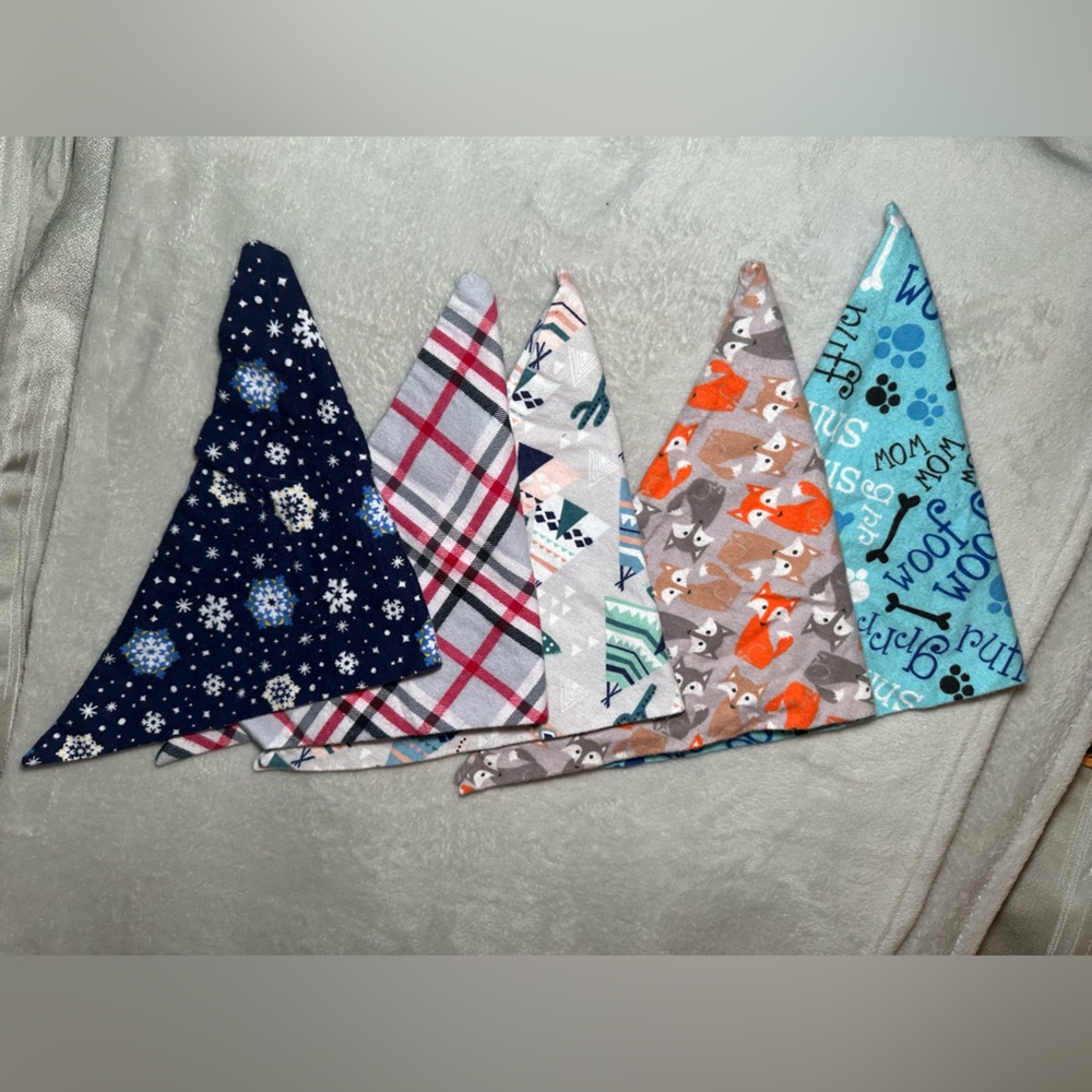 10 Cute and Fun Dog Bandanas Bundle